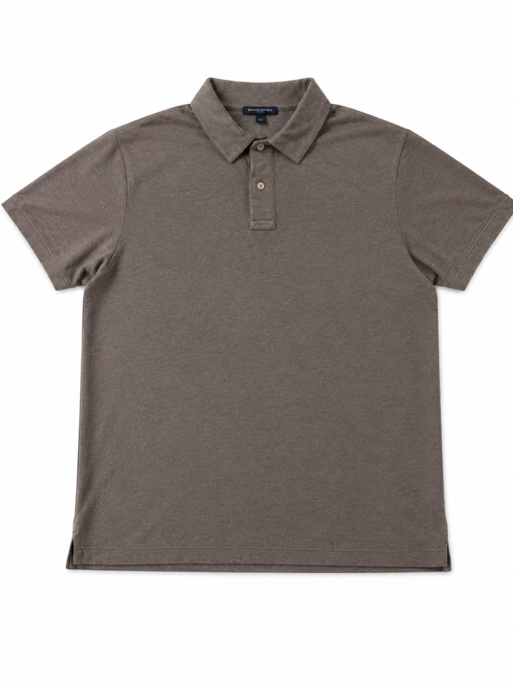Hart Schaffner Marx Brown Short-Sleeve Polo